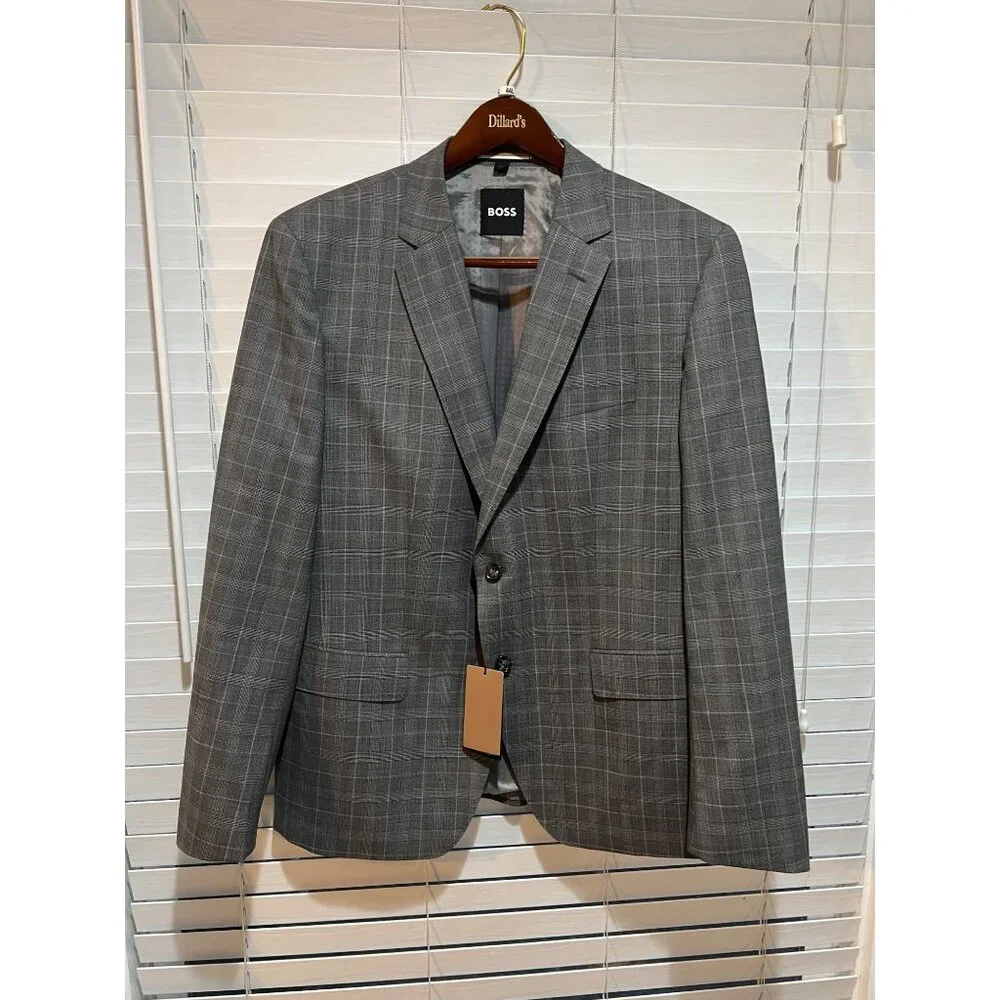 Hugo Boss Gray Wool Blazer Sport Coat - NWT‎